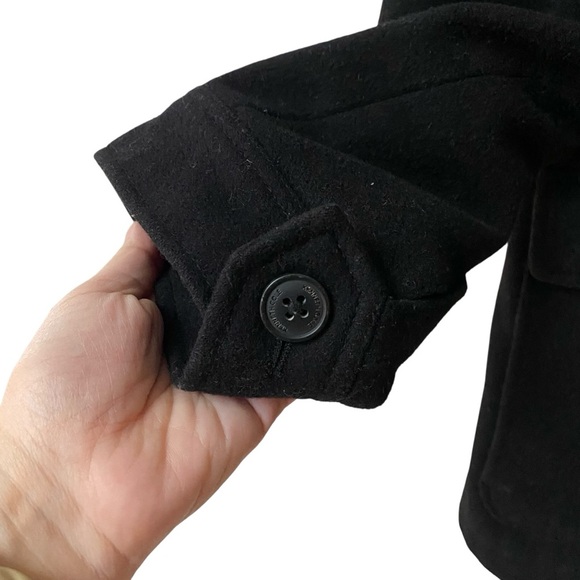 Kenneth Cole New York Wool-Blend Black Field Jacket Quilted Lined XL - Picture 6 of 15